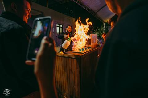 FOTOS DRINK FOGO CASAMENTO'