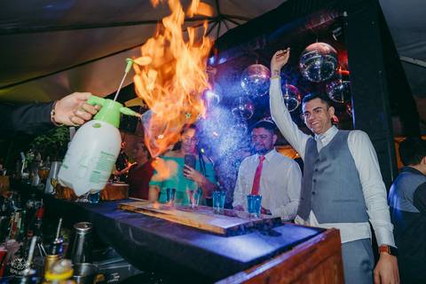 FOTOS DRINK FOGO CASAMENTO'