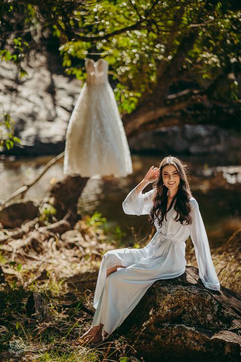 FOTOS MAKING OF NOIVA COM VESTIDO'