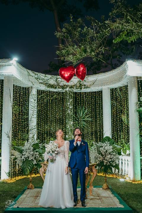 SOLTANDO BALÃO CASAMENTO'