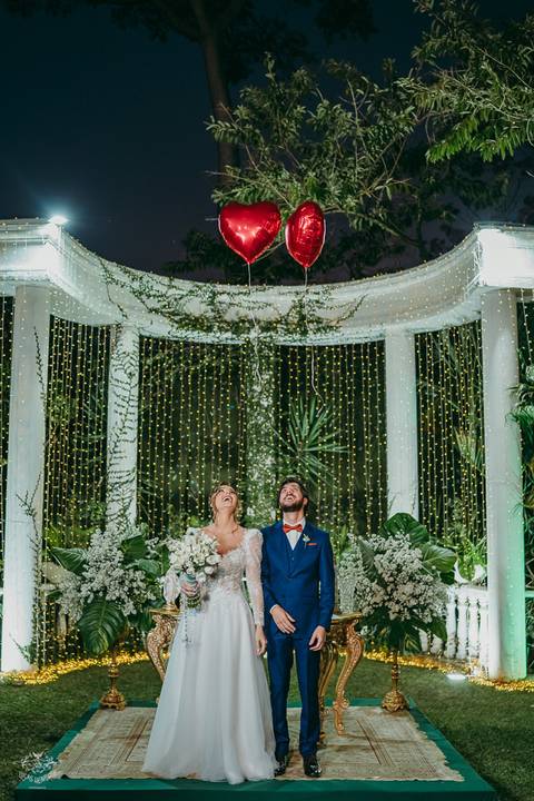 SOLTANDO BALÃO CASAMENTO'
