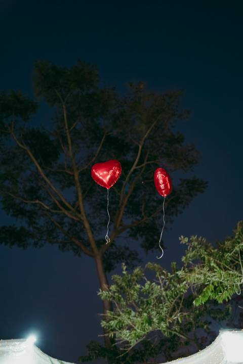 SOLTANDO BALÃO CASAMENTO'