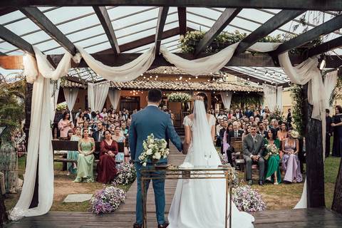 FOTOS CERIMONIA CASAMENTO RECANTO PAMPULHA BELO HORIZONTE'