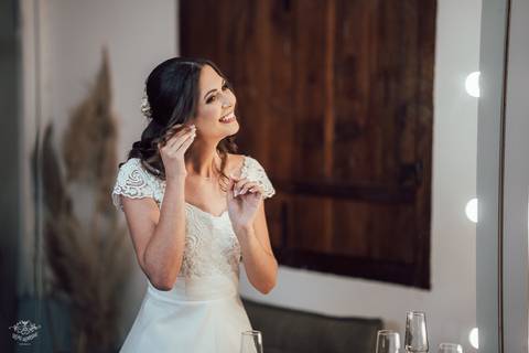 FOTOS MAKING OF NOIVA RECANTO PAMPULHA'