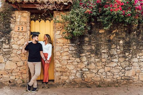 FOTOS ENSAIO PRE WEDDING CIDADE TIRADENTES MG'