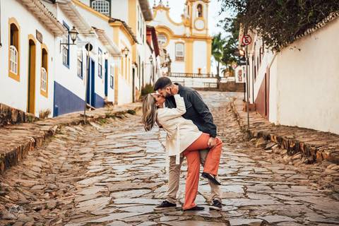 FOTOS ENSAIO PRE WEDDING CIDADE HISTORICA TIRADENTES MG'