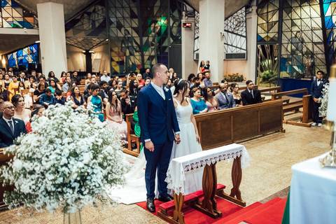 cerimonia casamento alexia e pedro paroquia nossa senhora de fatima belo horizonte '