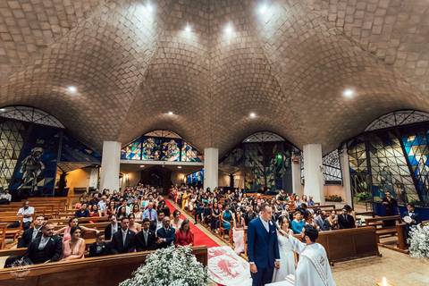 cerimonia casamento alexia e pedro paroquia nossa senhora de fatima belo horizonte '
