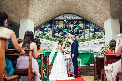 cerimonia casamento alexia e pedro paroquia nossa senhora de fatima belo horizonte '