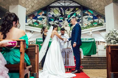 cerimonia casamento alexia e pedro paroquia nossa senhora de fatima belo horizonte '
