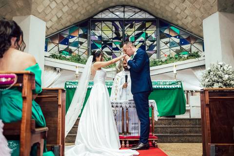 cerimonia casamento alexia e pedro paroquia nossa senhora de fatima belo horizonte '