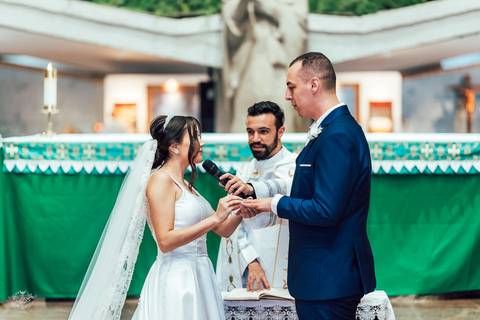 cerimonia casamento alexia e pedro paroquia nossa senhora de fatima belo horizonte '
