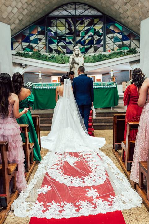 cerimonia casamento alexia e pedro paroquia nossa senhora de fatima belo horizonte '