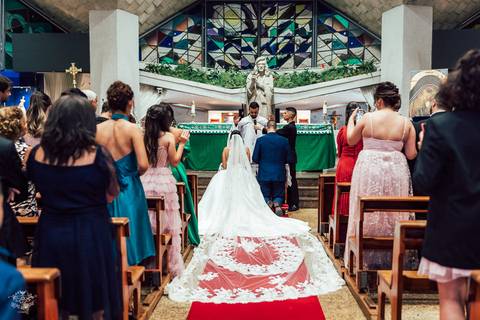 cerimonia casamento alexia e pedro paroquia nossa senhora de fatima belo horizonte '