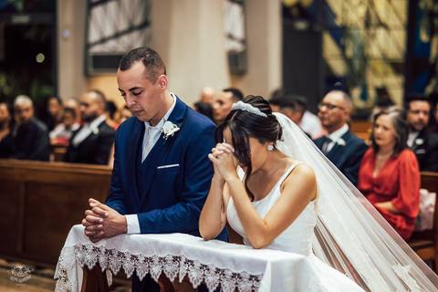 fotografia cerimonia casamento alexia e pedro paroquia nossa senhora de fatima belo horizonte '