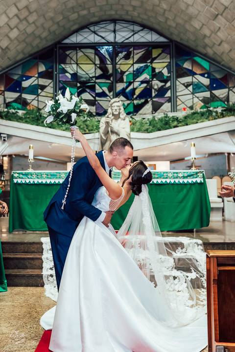 fotos cerimonia casamento alexia e pedro paroquia nossa senhora de fatima belo horizonte '