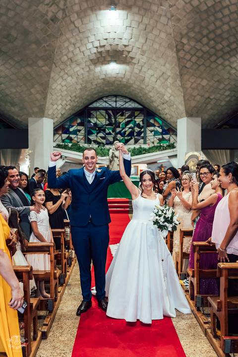 fotos cerimonia casamento alexia e pedro paroquia nossa senhora de fatima belo horizonte '