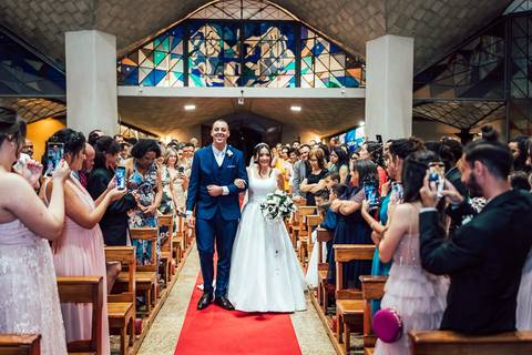 cerimonia casamento alexia e pedro paroquia nossa senhora de fatima belo horizonte '