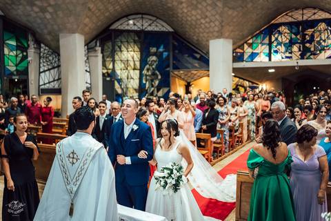 cerimonia casamento alexia e pedro paroquia nossa senhora de fatima belo horizonte '