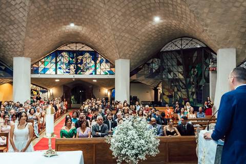 cerimonia casamento alexia e pedro paroquia nossa senhora de fatima belo horizonte '
