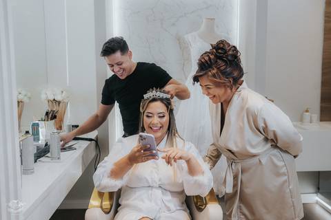 FOTOS MAKING OF NOIVA ISABELA SALGADO BEAUTY EXPERIENCE '