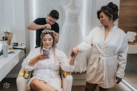 FOTOS MAKING OF NOIVA ISABELA SALGADO BEAUTY EXPERIENCE '