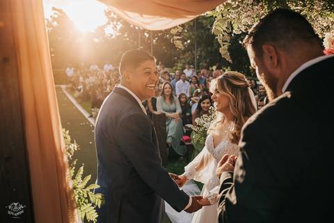 FOTOS CERIMONIA CASAMENTO DE DIA SITIO FESTAS IBIRITE'