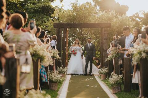 FOTOS CERIMONIA CASAMENTO DE DIA SITIO FESTAS IBIRITE'