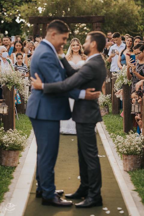 FOTOS CERIMONIA CASAMENTO DE DIA SITIO FESTAS IBIRITE'