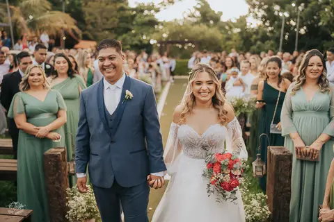 FOTOS CERIMONIA CASAMENTO DE DIA SITIO FESTAS IBIRITE'