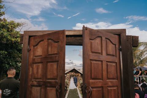 FOTOS CERIMONIA CASAMENTO DE DIA SITIO FESTAS IBIRITE'