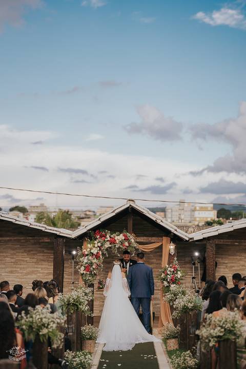 FOTOS CERIMONIA CASAMENTO DE DIA SITIO FESTAS IBIRITE'
