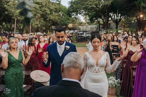 FOTOS CERIMONIA CASAMENTO DE DIA GRANDINARE EVENTOS'