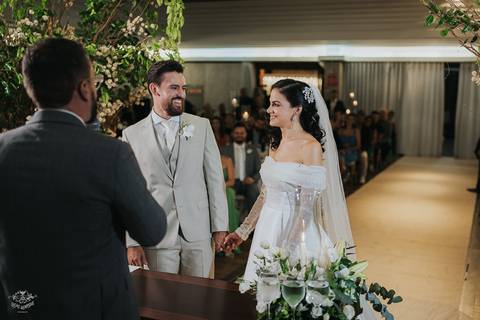 FOTOS CERIMONIA CASAMENTO MINAS TENIS CLUBE BELO HORIZONTE'