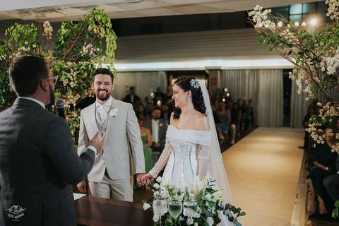 FOTOS CERIMONIA CASAMENTO MINAS TENIS CLUBE BELO HORIZONTE'