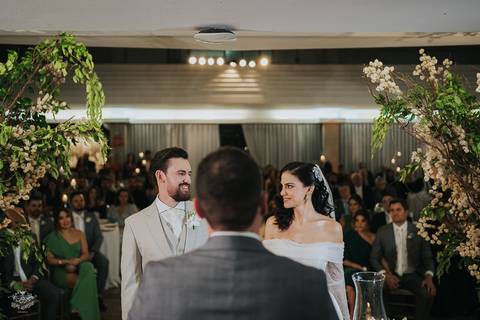 FOTOS CERIMONIA CASAMENTO MINAS TENIS CLUBE BELO HORIZONTE'