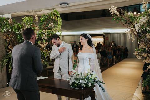 FOTOS CERIMONIA CASAMENTO MINAS TENIS CLUBE BELO HORIZONTE'