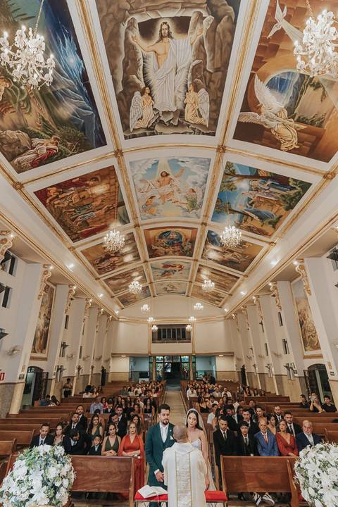 FOTOS CERIMONIA CASAMENTO IGREJA NOSSA SENHORA DO CARMO EM BETIM'
