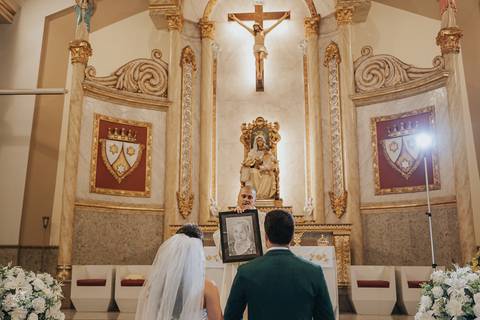 FOTOS CERIMONIA CASAMENTO IGREJA NOSSA SENHORA DO CARMO EM BETIM'