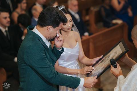 FOTOS CERIMONIA CASAMENTO IGREJA NOSSA SENHORA DO CARMO EM BETIM'