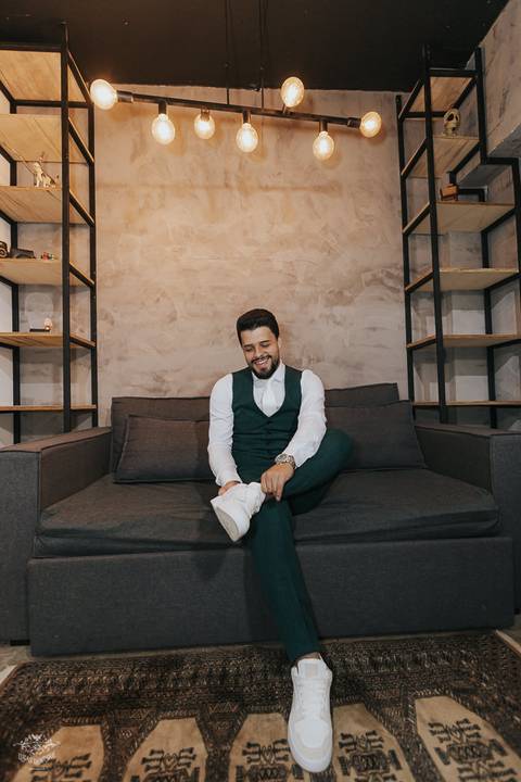 FOTOS MAKING OF NOIVO COM RELOGIO ROLEX HULK'