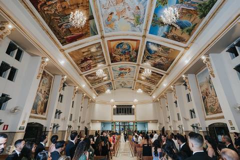 FOTOS CERIMONIA CASAMENTO IGREJA NOSSA SENHORA DO CARMO EM BETIM'