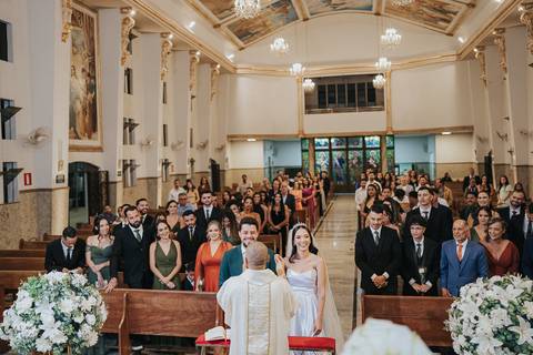 FOTOS CERIMONIA CASAMENTO IGREJA NOSSA SENHORA DO CARMO EM BETIM'
