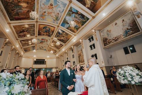 FOTOS CERIMONIA CASAMENTO IGREJA NOSSA SENHORA DO CARMO EM BETIM'