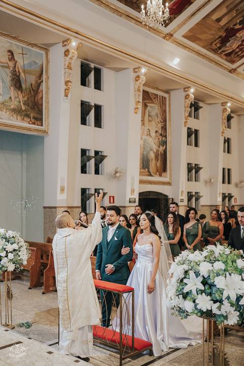 FOTOS CERIMONIA CASAMENTO IGREJA NOSSA SENHORA DO CARMO EM BETIM'