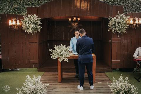 FOTOS CERIMONIA CASAMENTO LAGOA PAMPULHA'