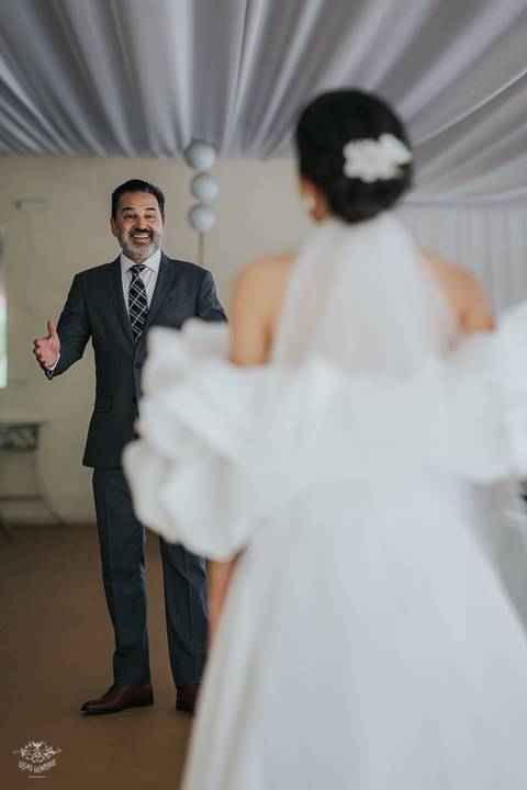 FIRT LOOK PAI DA NOIVA CASAMENTO'