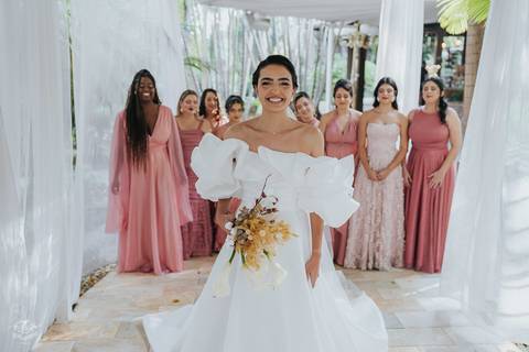 FIRT LOOK MADRINHAS CASAMENTO'