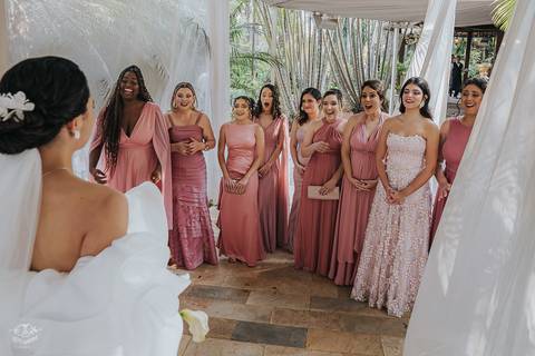 FIRT LOOK MADRINHAS CASAMENTO'