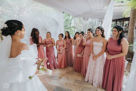 FIRT LOOK MADRINHAS CASAMENTO'